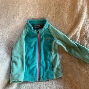 Beautiful teal Columbia Fleece Jacket- Toddler 3T